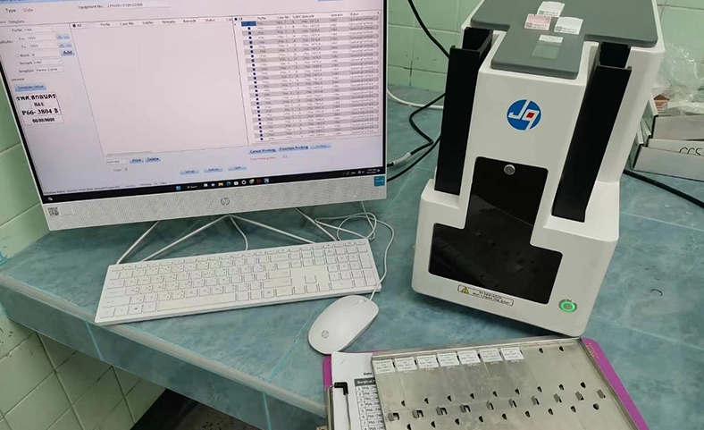 pathology tissue cassette printer used in research institutes